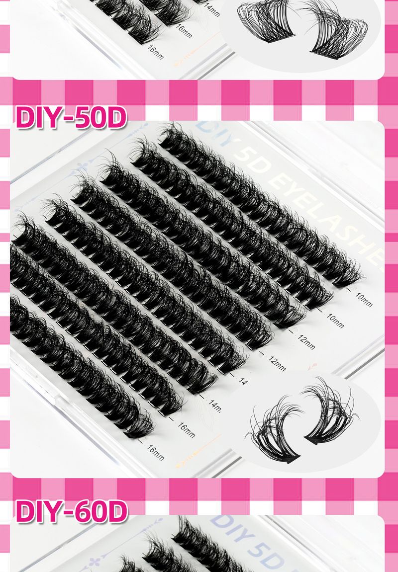 Eyelashes Set False Eyelashes Dense Segmented Large Capacity Single Cluster Soft And Comfortable Mink Set Self Grafting_voghion.com
