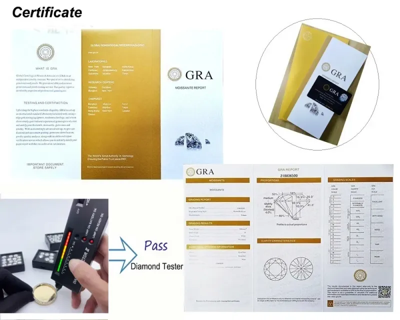 bracelet Gold Necklace Designer Jewelry Cuban Link Pass Dia Tester Sterling Sier Necklace Vvs Moissanite Chain_voghion.com