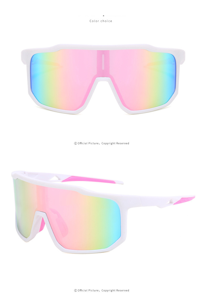 Lunettes coupe-vent unisexes Cycg pour l'extérieur, grand cadre, cycg, ski, alpinisme, route, vélo de montagne, lunettes de sport pour femmes_voghion.com