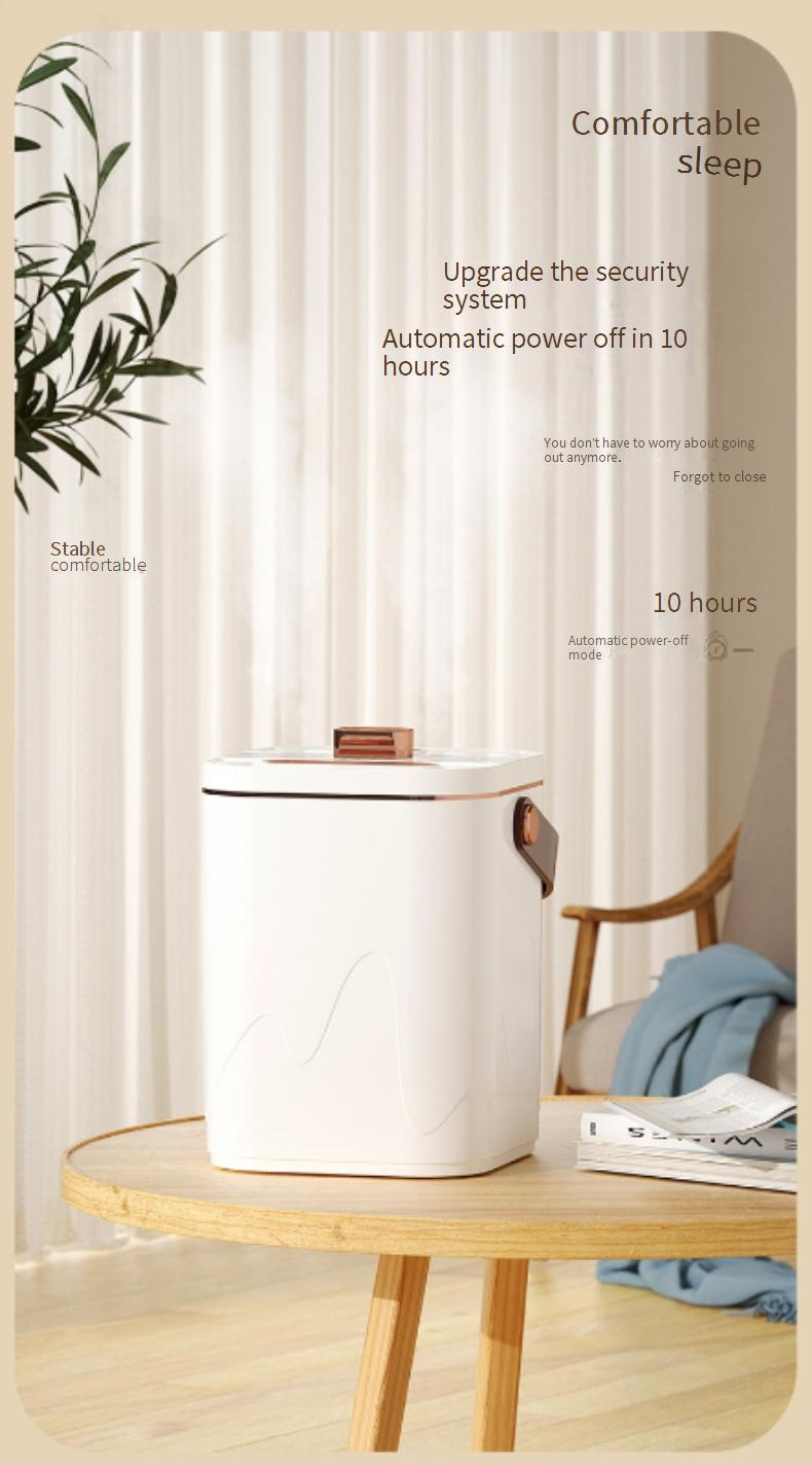 Intelligenter Luftbefeuchter für Zuhause, Schlafzimmer und Büro – Leiser Ultraschall-Luftbefeuchter mit großer Kapazität, Diffusor für ätherische Öle, Nachtlicht, automatische Abschaltung_voghion.com