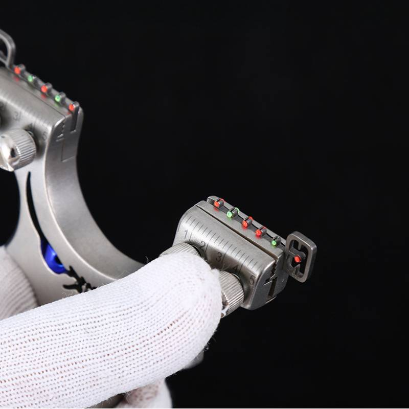 Stainless Steel Slingshot Silver Slingshot 14.5*8.5*4 Cm Suitable For Outdoor Competitions, Fitness Shooting, Hunting, Fishing (Slingshot Only)_voghion.com