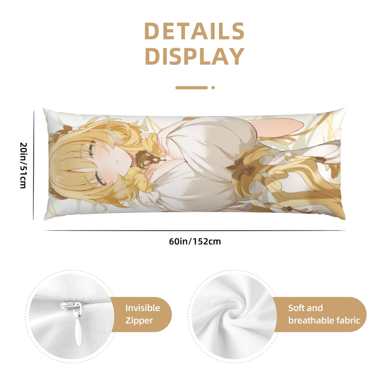 "detachable And Washable Velvet Equal Body Pillowcases, Easy To Maintain And More Hygienic, Soft Support, (excluding Pillow Core) "_voghion.com