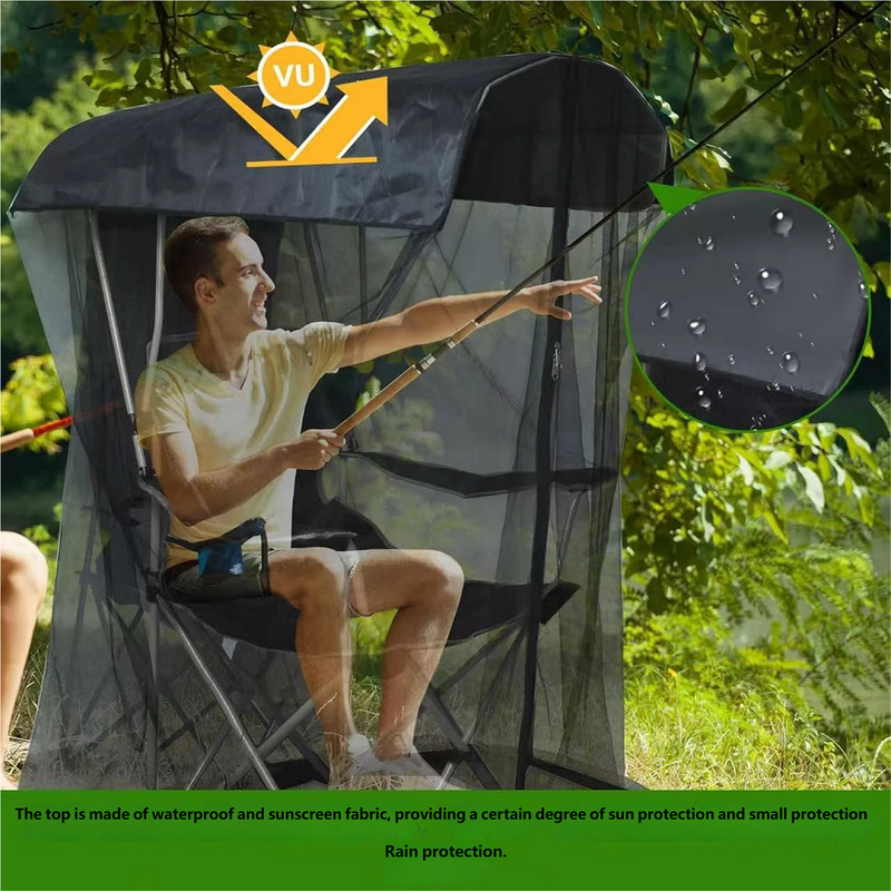 Outdoor Swing Mosquito Net Fishing Courtyard Garden Mosquito Net Swing Rocking Chair Light-shielding Net Travel Easy Installation Mosquito Net_voghion.com