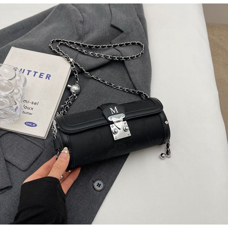 Nuova borsa a cilindro con catena squisita Moda da donna Versatile monospalla a tracolla Pendolarismo sotto le ascelle di alta qualità_voghion.com