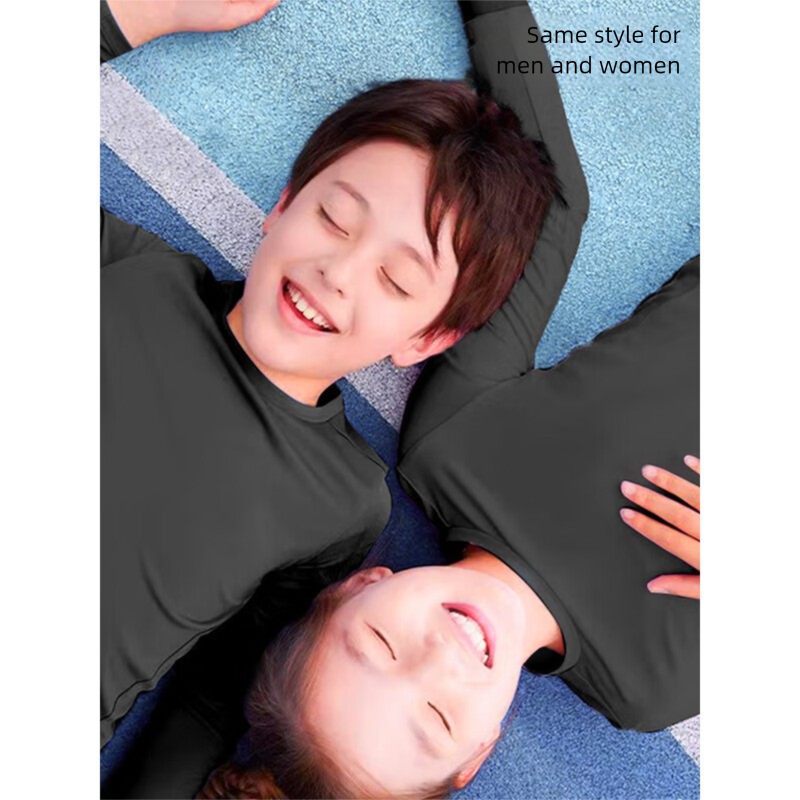 Traje deportivo Victoria Traveler para niños, para correr, otoño e invierno, esquí, entrenamiento, fitness, capa base de secado rápido, 2 piezas_voghion.com