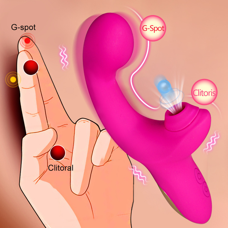 Seks untuk Produk Wanita Stimulator Klitoris Dapat Diisi Ulang Alat Pengisap Klitoris dengan 10 Mode Kuat_voghion.com