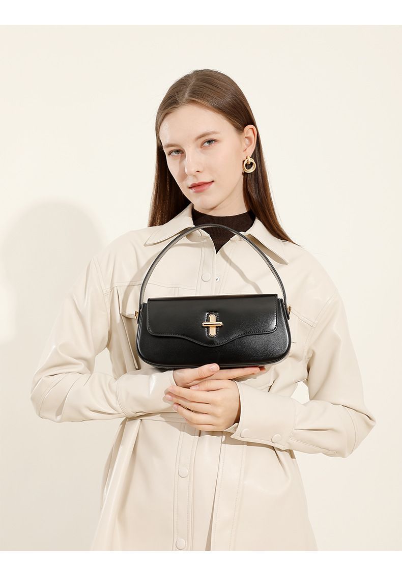 Kožená kabelka Stick, prémiová kabelka přes rameno 2025, kabelka do podpaží, módní a elegantní_voghion.com