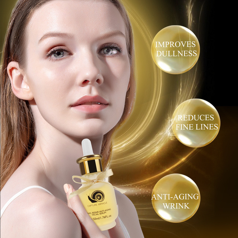 Essenza fluida Siero viso originale idratante, schiarente e antietà per la cura della pelle di lumaca_voghion.com