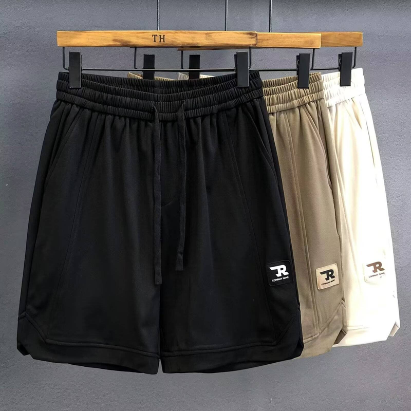 "Men's Comfortable Loungewear Shorts Soft Polyester Casual Summer Shorts With Drawstring Pockets Lightweight Breathable Streetwear For Teens Adults_voghion.com