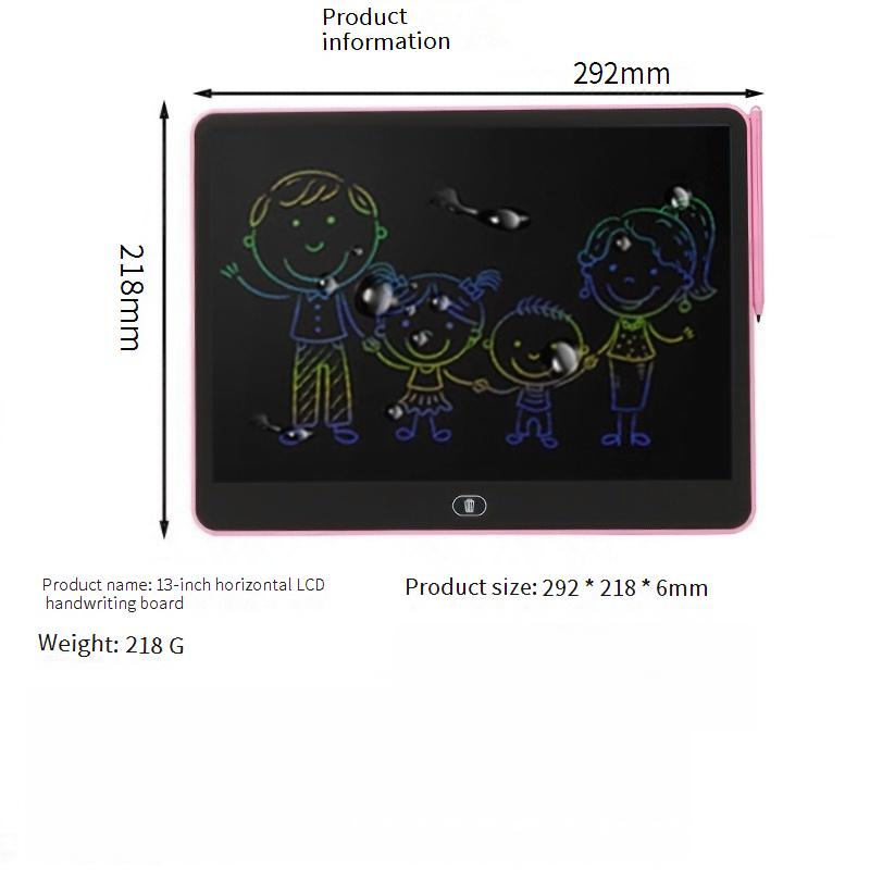LCD-Schreibtablett für Kinder und Erwachsene – löschbares Zeichenbrett mit Farb- und Monochrom-Optionen – Größen von 6,5 bis 16 Zoll – perfekt zum Kritzeln_voghion.com