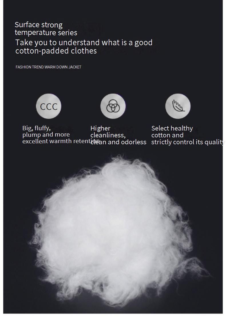 Unisex Winter Padded Jacket With Thickened Warm Polyester Filling, Stand Collar, Loose Fit, Side Pockets For Men & Women_voghion.com