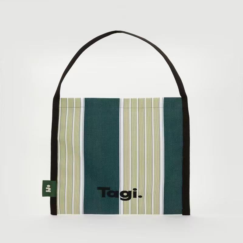 Tagi. Borsa a tracolla multicolore per pendolari, in tela ad alta densità e grande capacità._voghion.com