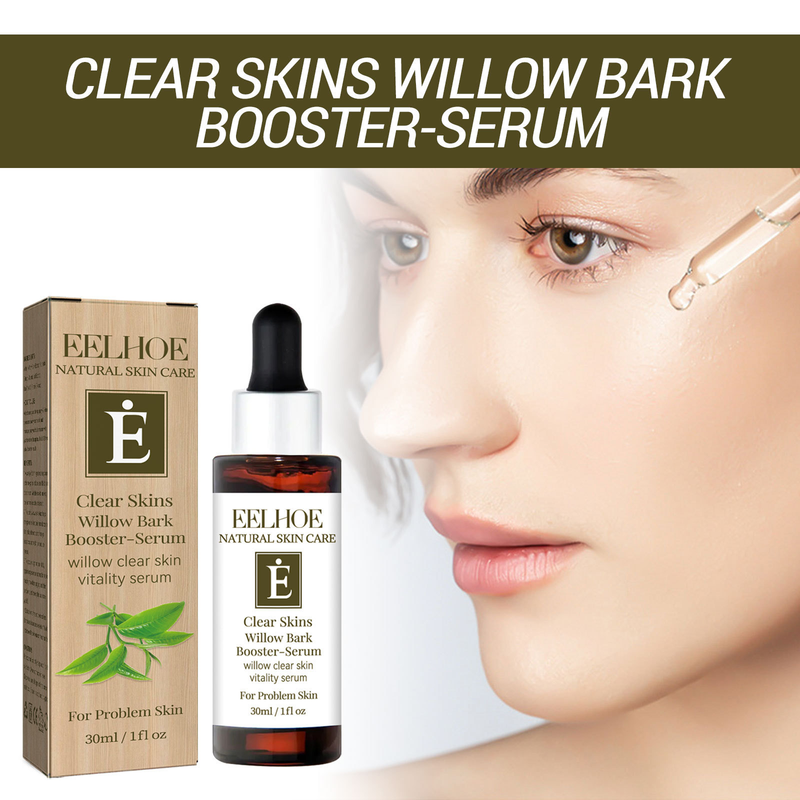EELHOE Cleansing Willow Bark-essentie kan de droogheid verlichten, acnevlekken vervagen, de huid reinigen, hydrateren en een gevoelige huid veroorzaken_voghion.com