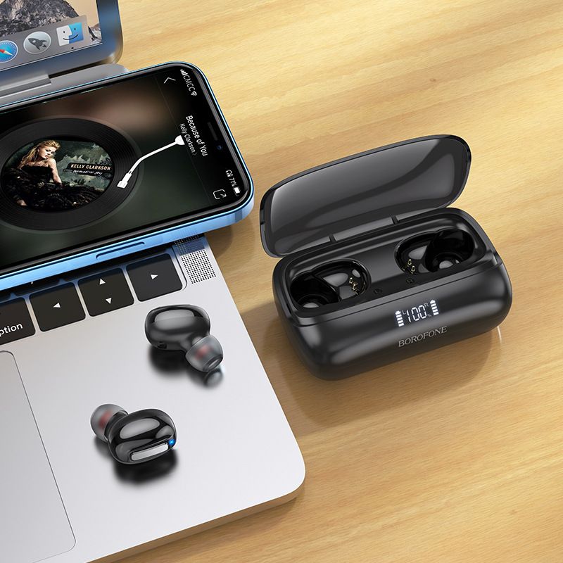 Festival musicale BE55 Wireless Bluetooth Due auricolari stereo in-ear sportivi musicali_voghion.com