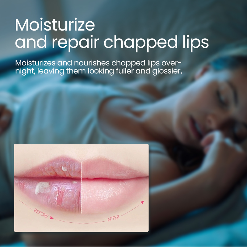 EELHOE Lip Sleeping Mask Moisturizing, Moisturizing, Mild Exfoliation, Plumping and Smooth Lip Mask_voghion.com