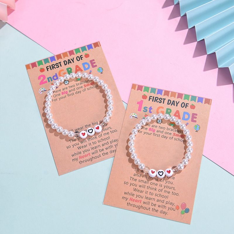 Perlenset Karte 6mm Acryl Mutter-Tochter Armband Schulanfang Geschenk_voghion.com