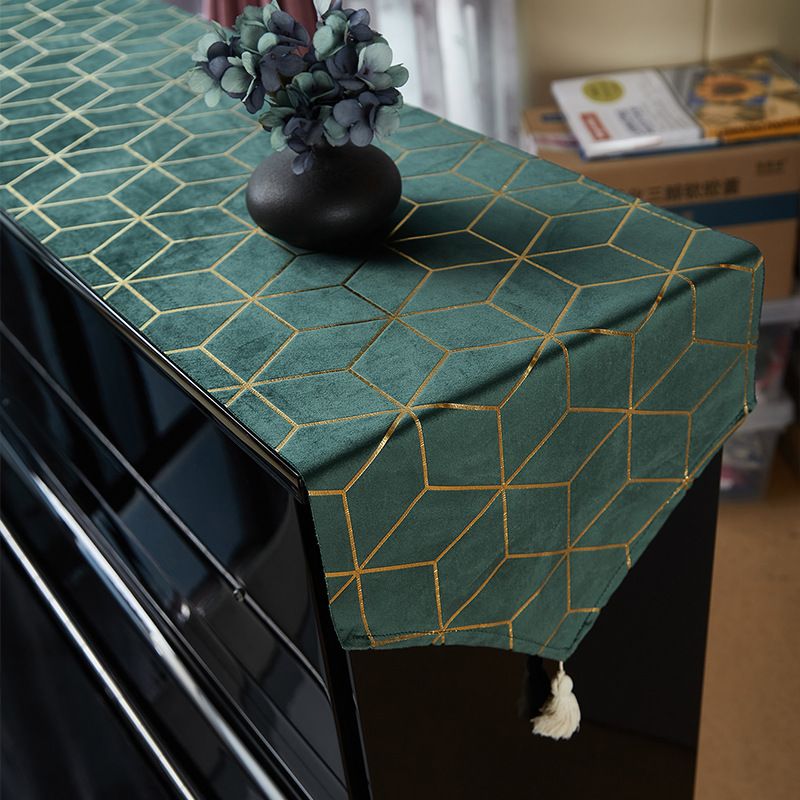 Linen Piano Cover - Dustproof & Non-Slip Decorative Cloth For Piano Coffee Table & Sofa (Rustic Home Decor Washable Fabric Multi-Purpose Use)_voghion.com