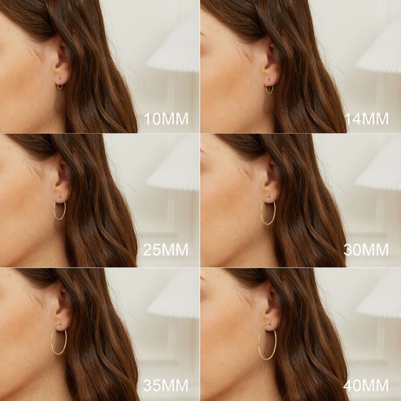 Orecchini da donna in argento sterling 925, grandi e piccoli, con cerchi, set squisito, moda popolare_voghion.com