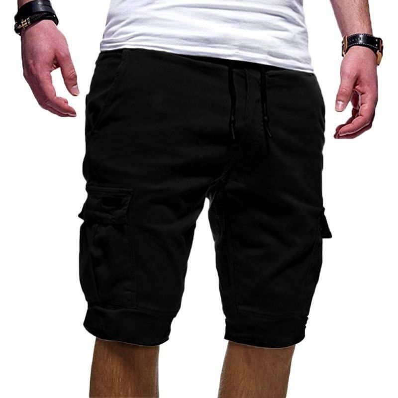 Freizeithose Sport Sommer Herren Shorts Overalls Multi-Pocket Hose_voghion.com