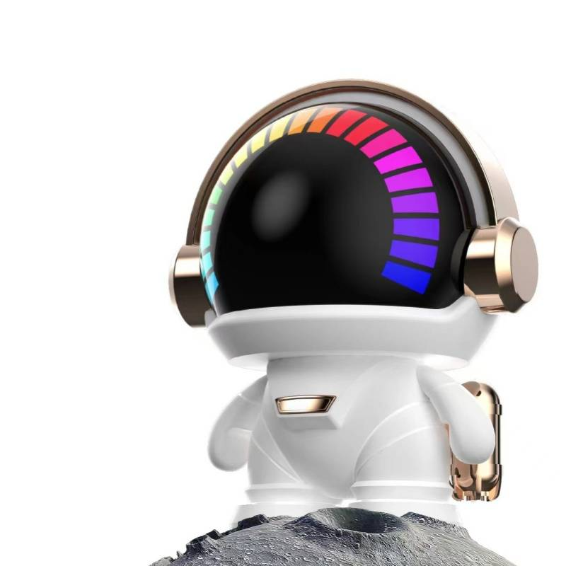„Spaceman“ astronautas, belaidis „Bluetooth“ garsiakalbis, nešiojamasis mini darbalaukis kūrybingas garso lauko žemųjų dažnių garsiakalbis dovana_voghion.com