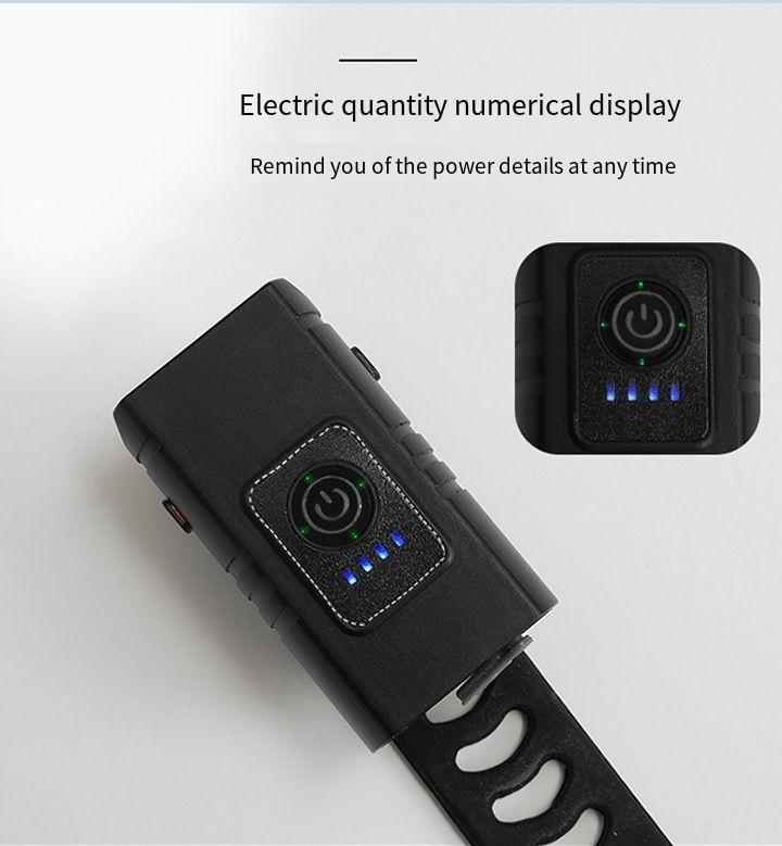 Feux de vélo, phares, éblouissement, feux de conduite de nuit, lampes de poche étanches rechargeables, feux de vélo de montagne, équipement d'équitation._voghion.com