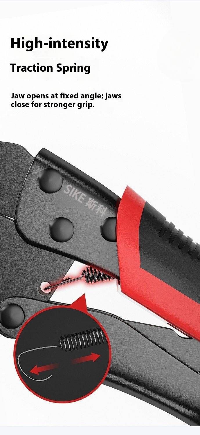 Adjustable Heavy Duty Clamp Multi-Function Pliers With Durable Carbon Steel Jaws For Industrial & Home Use_voghion.com