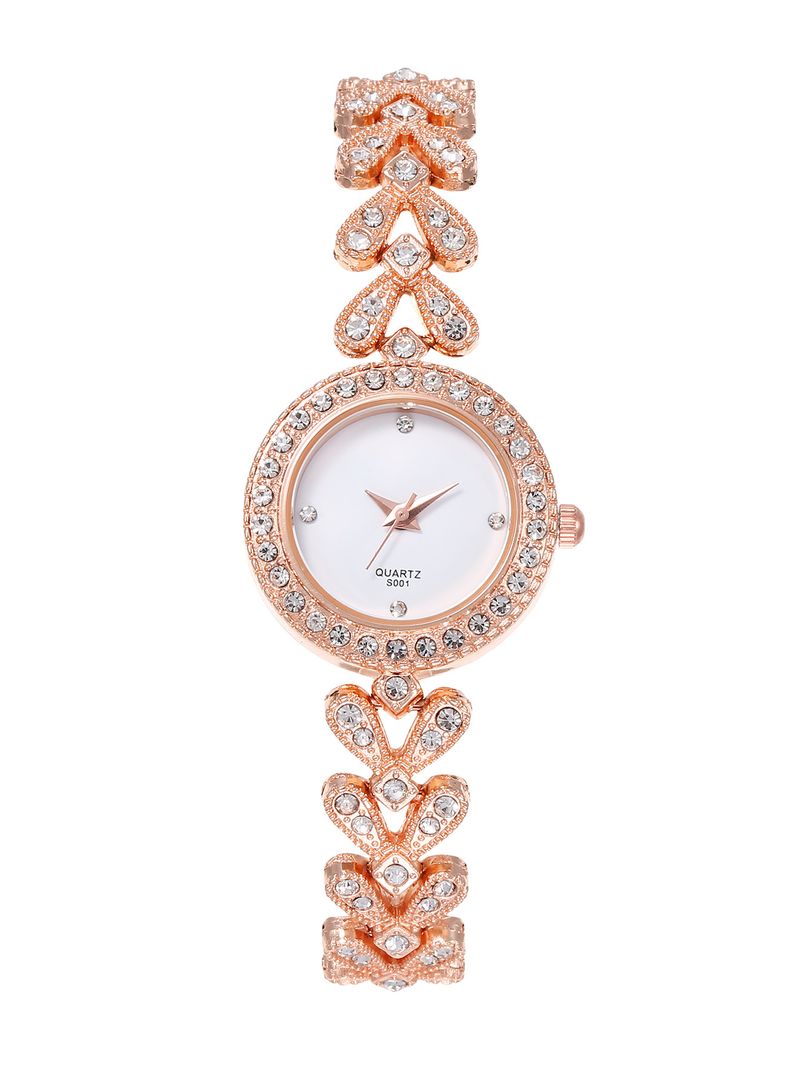 new hot-selling watches retro small versatile quartz watch round small dial alloy ladies watch_voghion.com