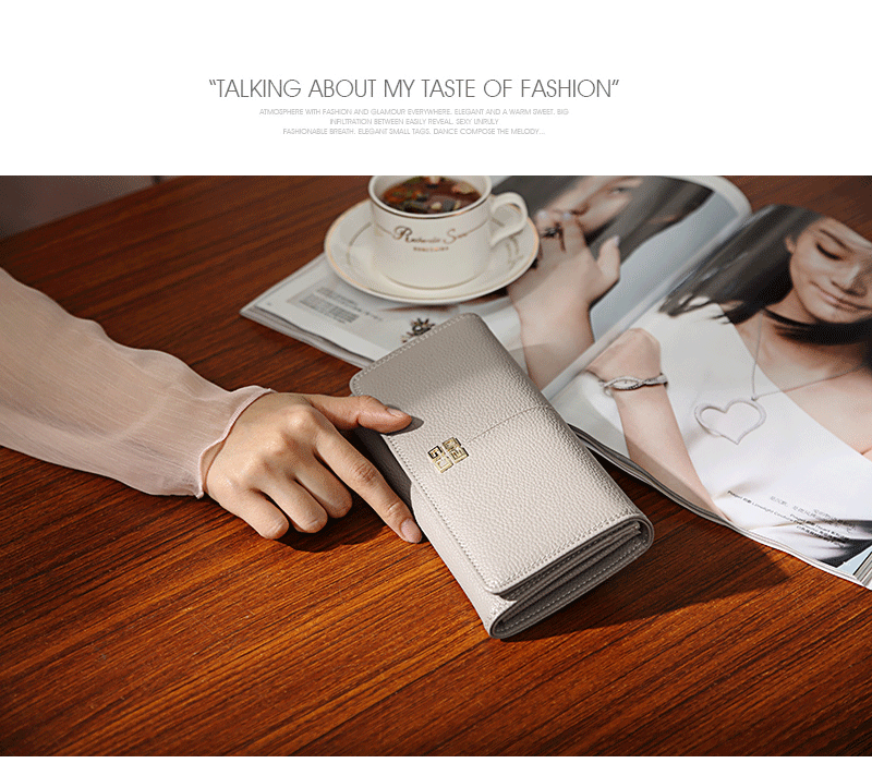 2023 m. nauja ilga moteriška piniginė europietiška ir amerikietiška paprastos mados sagtis moteriška didelės talpos sankabos rankinė piniginė didmeninė prekyba_voghion.com