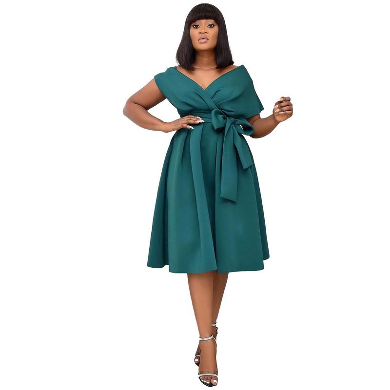 Frauen Herbst Mode Schlanke Spitze Hohl Nähte Afrikanische Große_voghion.com