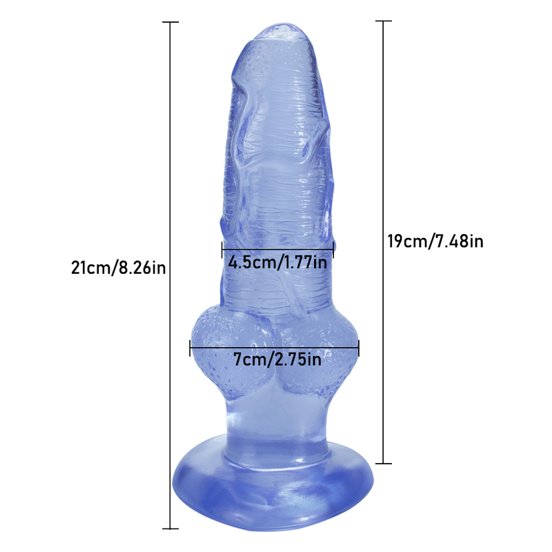 Simulazione Lupo Enorme Dildo Spina Anale Stimola e Ano Morbido Fallo con Ventosa Grande Cazzo S_voghion.com