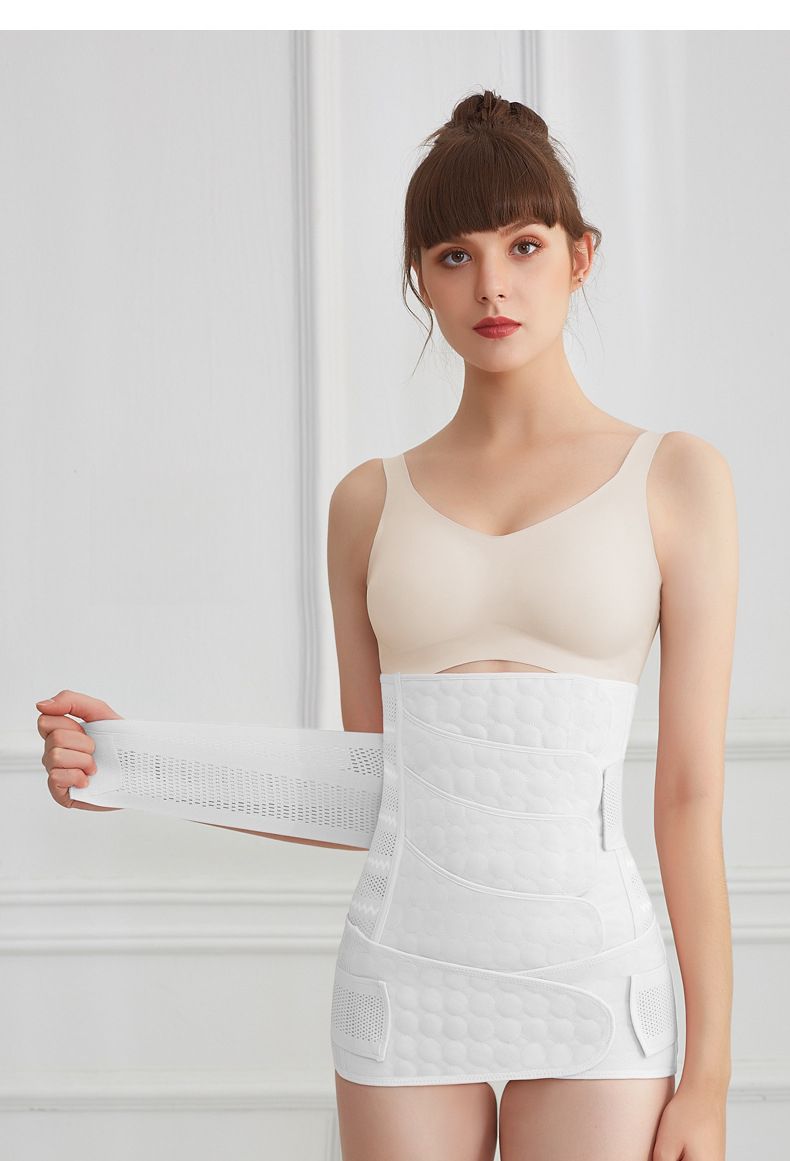 Dailixiang Trainer Donna, Fascia Addominale Post-Parto 4 Pezzi, Set Traspirante per Parto Naturale e Taglio Cesareo, Modellamento della Vita e_voghion.com