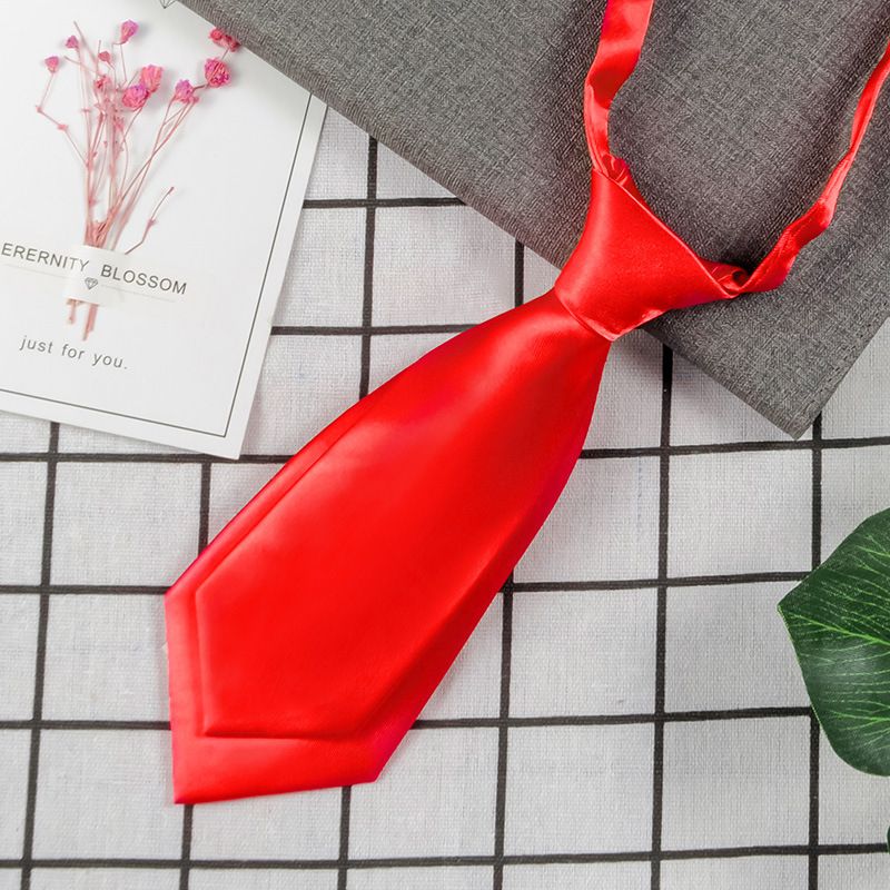 Cravatta a farfalla professionale per uomo e donna, papillon per uniforme scolastica, pantaloncini corti a doppio strato stile college Ins_voghion.com