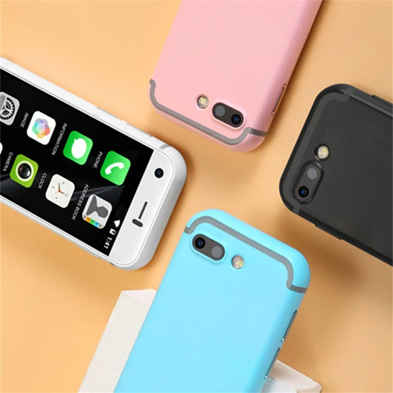 SOYES 7S Mini Android Smarttelefon 1 GB RAM 8 GB ROM 2,54 tommers HD-skjerm Firekjerners 5,0 MP Kamera Dobbelt SIM Ultratynn Mobiltelefon_voghion.com