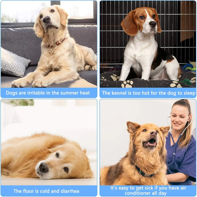 Tapis rafraîchissant pour animaux de compagnie, couverture douce de glace d'été, coussin de lit pour chien et chat, coussin de canapé Portable, Tour Camping Yoga, accessoires de couchage pour animaux de compagnie_voghion.com