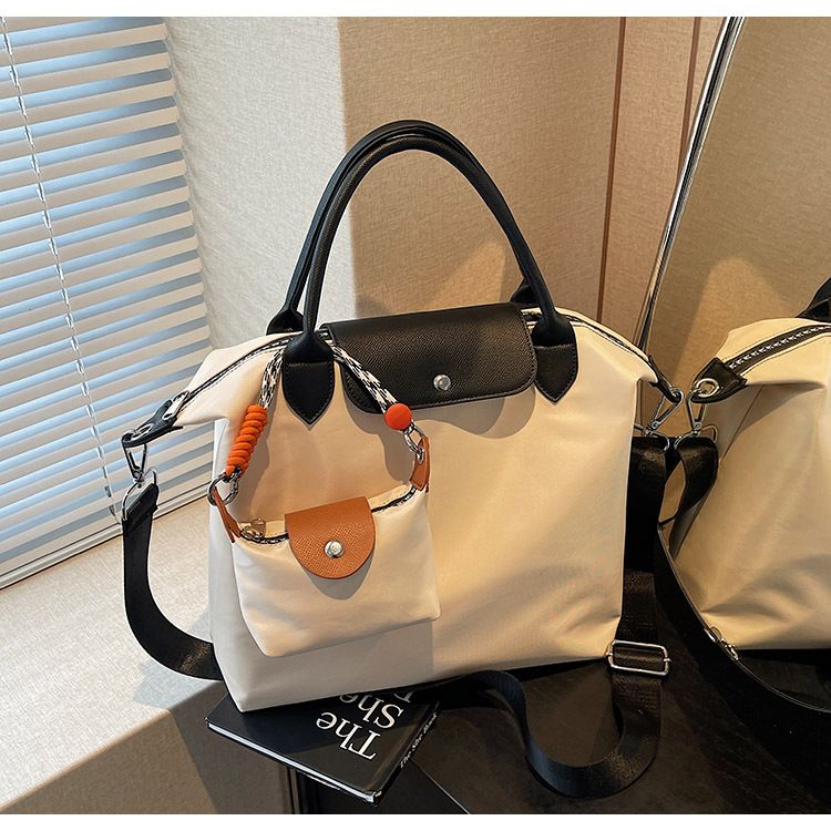 Borsa da donna, grande capacità, portatile, stile gnocco, alla moda, con tracolla a tracolla e giunzioni_voghion.com