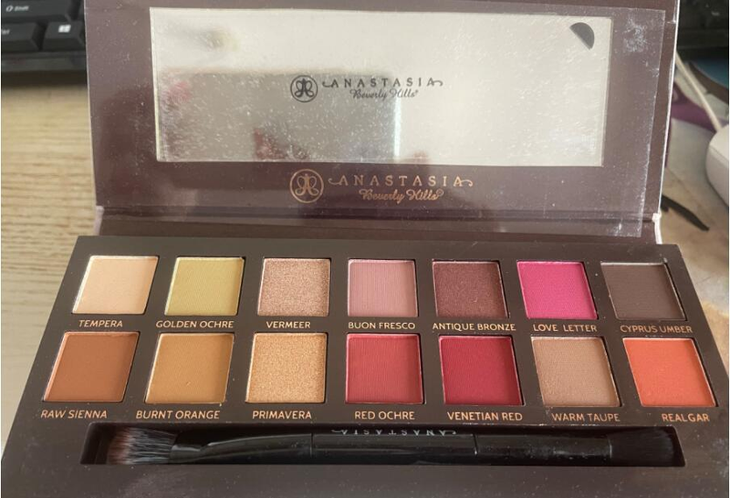 Paleta de maquillaje de ojos mate, iluminador con brillo, sombra de ojos de 14 colores_voghion.com