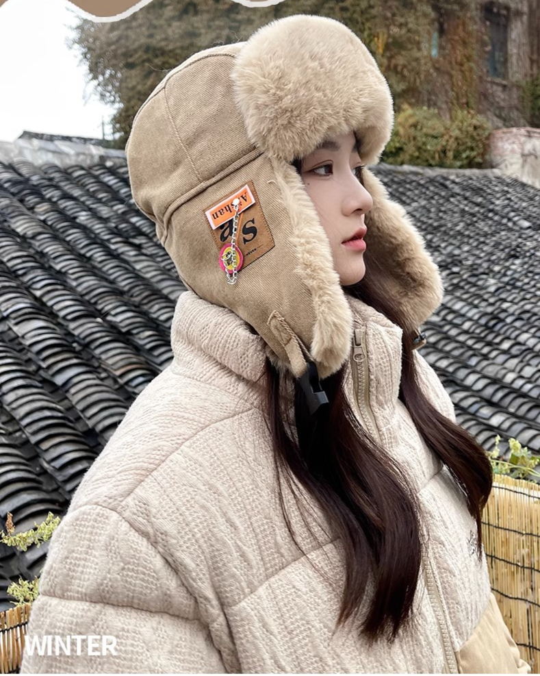 Berretto da ciclismo invernale unisex per ragazzi e ragazze, caldo e spesso, con protezione per le orecchie, antivento e volante, Tide_voghion.com