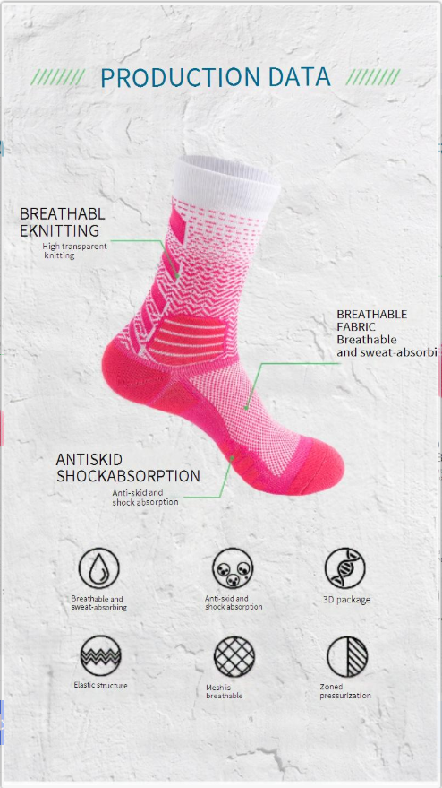 Accesorii pentru încălțăminte Gradient High Top Elite șosete îngroșate competiție cuprinzătoare șosete sportive de luptă șosete profesionale de baschet_voghion.com