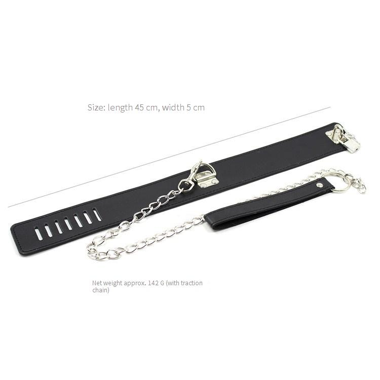 Sex Products With Lock Neck Cover Loose Shooting Bondage Flirting Leather Neck Cover Couples Toys Neck Cover_voghion.com