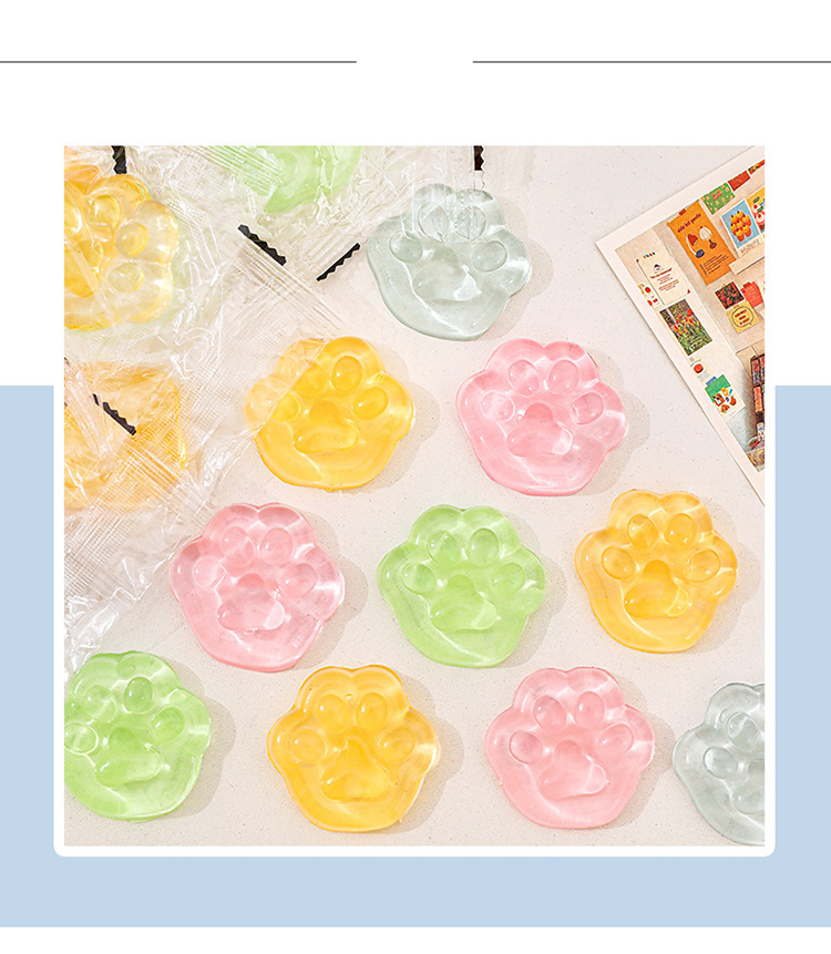 Transparent Cat Claws Pinching Fun Elementary School Students Creative Decompression Venting Small Gifts Creative Decompression Sticky Fun_voghion.com