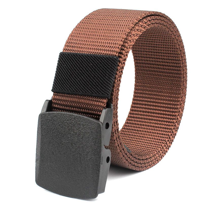 Herren Nylon Tactical Woven Canvas Outdoor Training Casual Gürtel Leinwandbindung_voghion.com