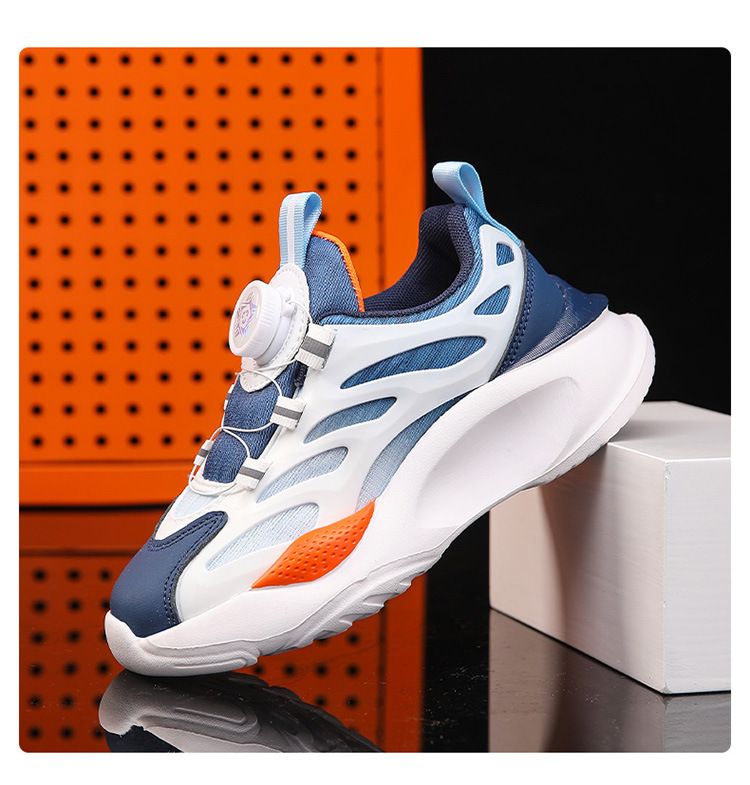 Kinderschuhe Neue Herbst Kindermode Papa Schuhe Laufschuhe Drehknopf Sport Kleine Weiße Schuhe Für Mädchen_voghion.com