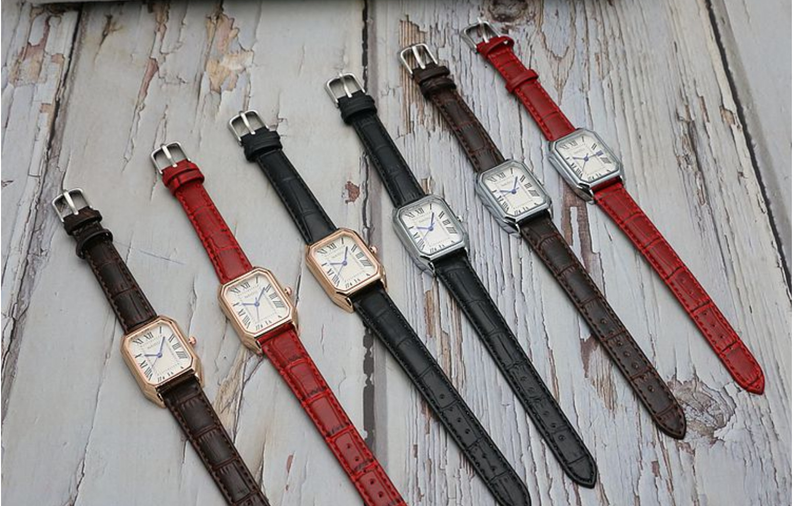 Dameshorloges Digitaal gezicht Klein vierkant gaas lint riem horloge Mesh riem Mode meisjeshorloge Bos stijl Quartz horloge Dameshorloge_voghion.com