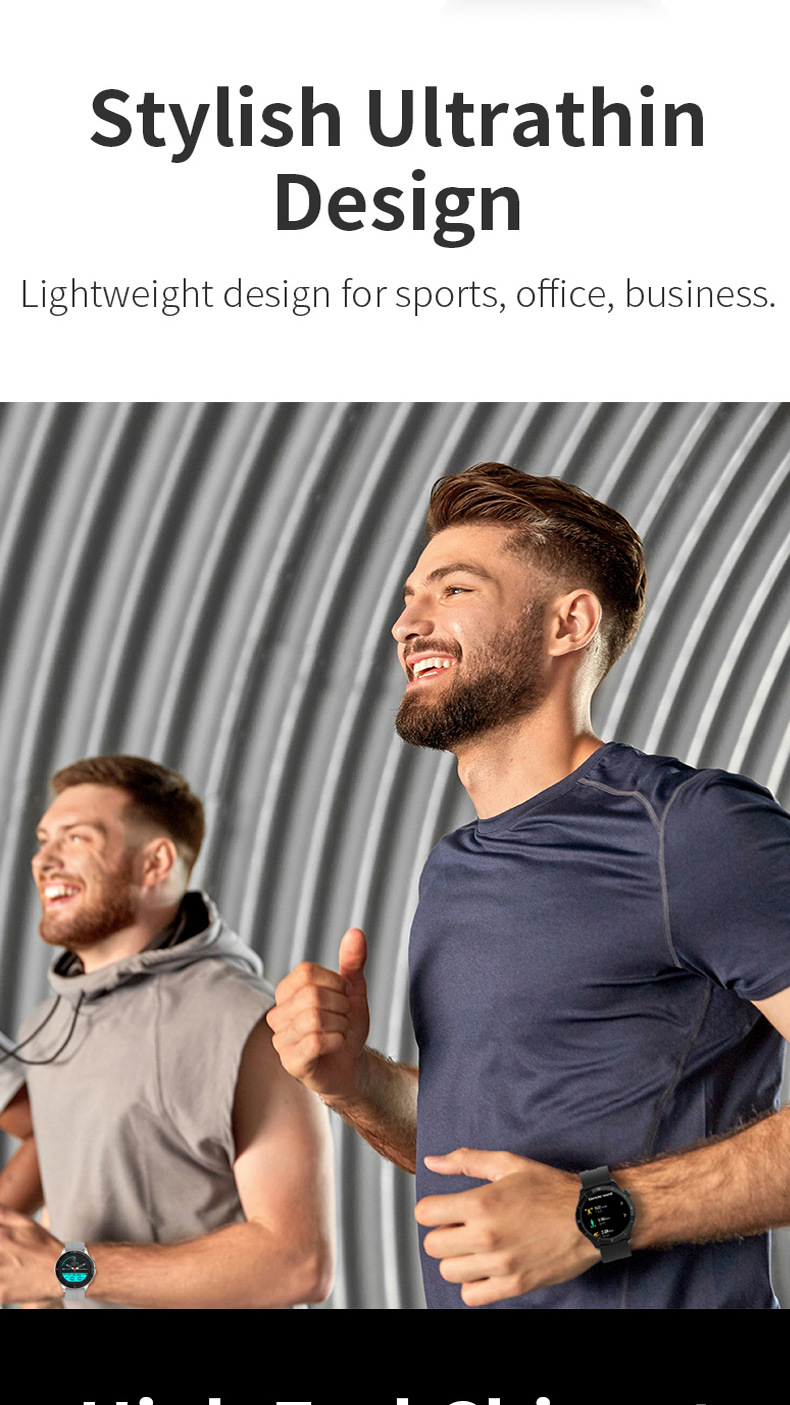 Montre connectée H58 avec appels Bluetooth, voix Ai, 466 x 466, fréquence cardiaque, pression artérielle, multi-exercices_voghion.com