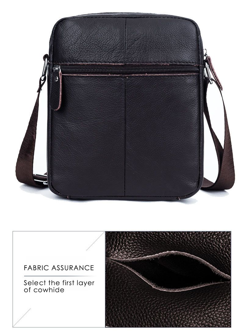 Niu Captain Herren-Umhängetasche aus Rindsleder, Oberschicht, Business, Casual, eine Schulter, tragbar, Handy, Kasse, Sport, kleine Tasche_voghion.com