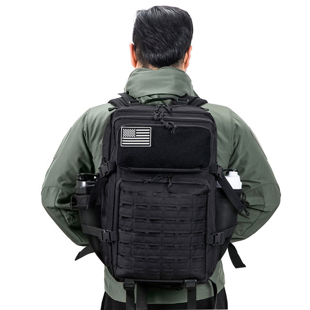 QT&QY 50L Military Tactical Backpack Army Bag Hunting MOLLE Backpack GYM For Men EDC Outdoor Hiking Rucksack Witch Bottle Holder_voghion.com