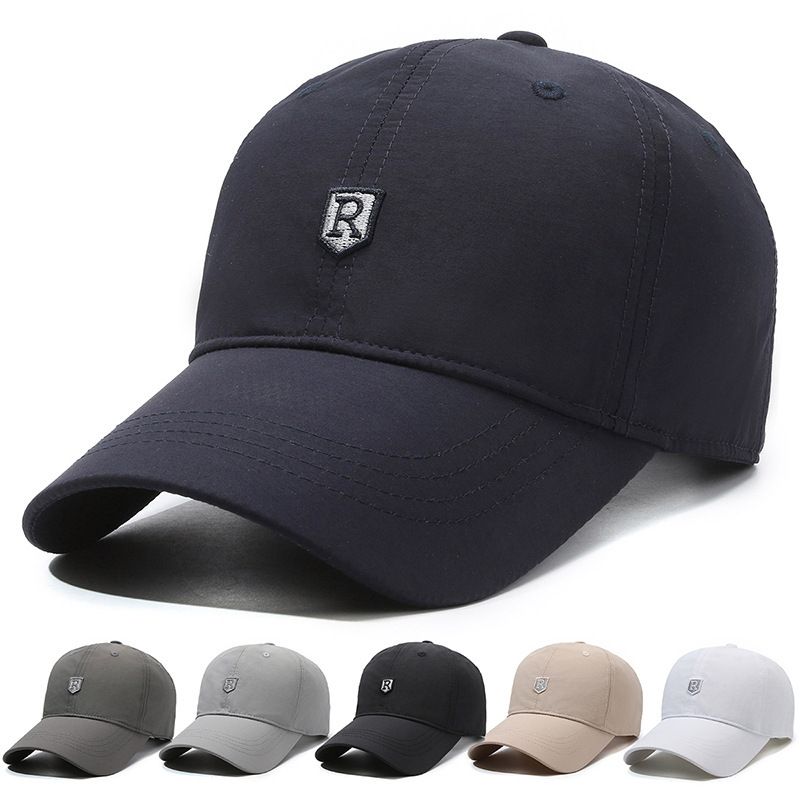 Hat men's summer thin section quick-drying duck tongue hat outdoor sun hat leisure breathable sun-shading baseball cap_voghion.com