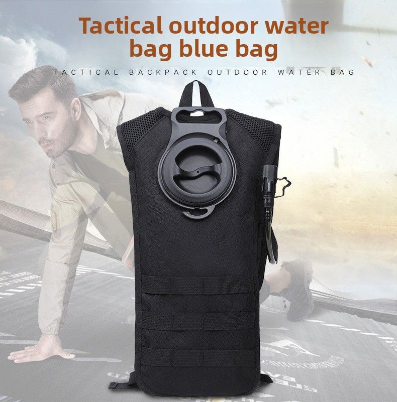 Bolsa táctica de hidratación para hombre, para viajes, ciclismo, senderismo, al aire libre, multifuncional, mochila con depósito de agua potable_voghion.com