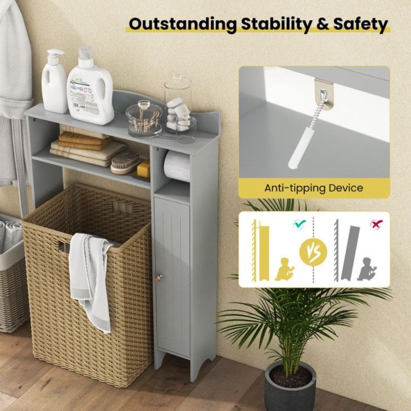 Cabinet Toilet Holder With Over The Storage Toilet Paper_voghion.com