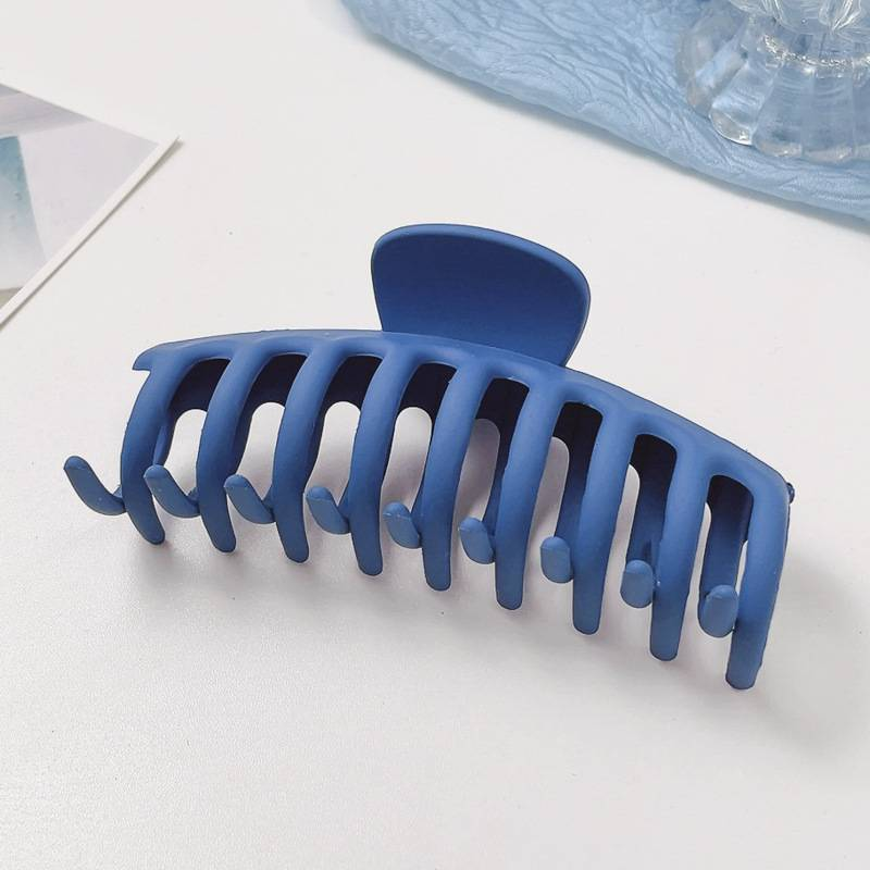 Elegante blaue Haarspange für Frauen, modische französische elegante Haarspangen, koreanische Haarklammern, Haarnadeln für Mädchen, Haar-Accessoires_voghion.com